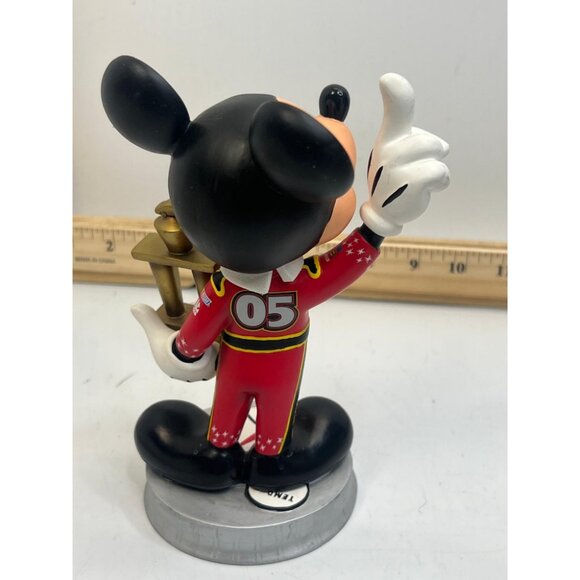 Mickey Mouse NASCAR Red Black Trophy Figurine Collectible Limited Edition RPM - Picture 3 of 4